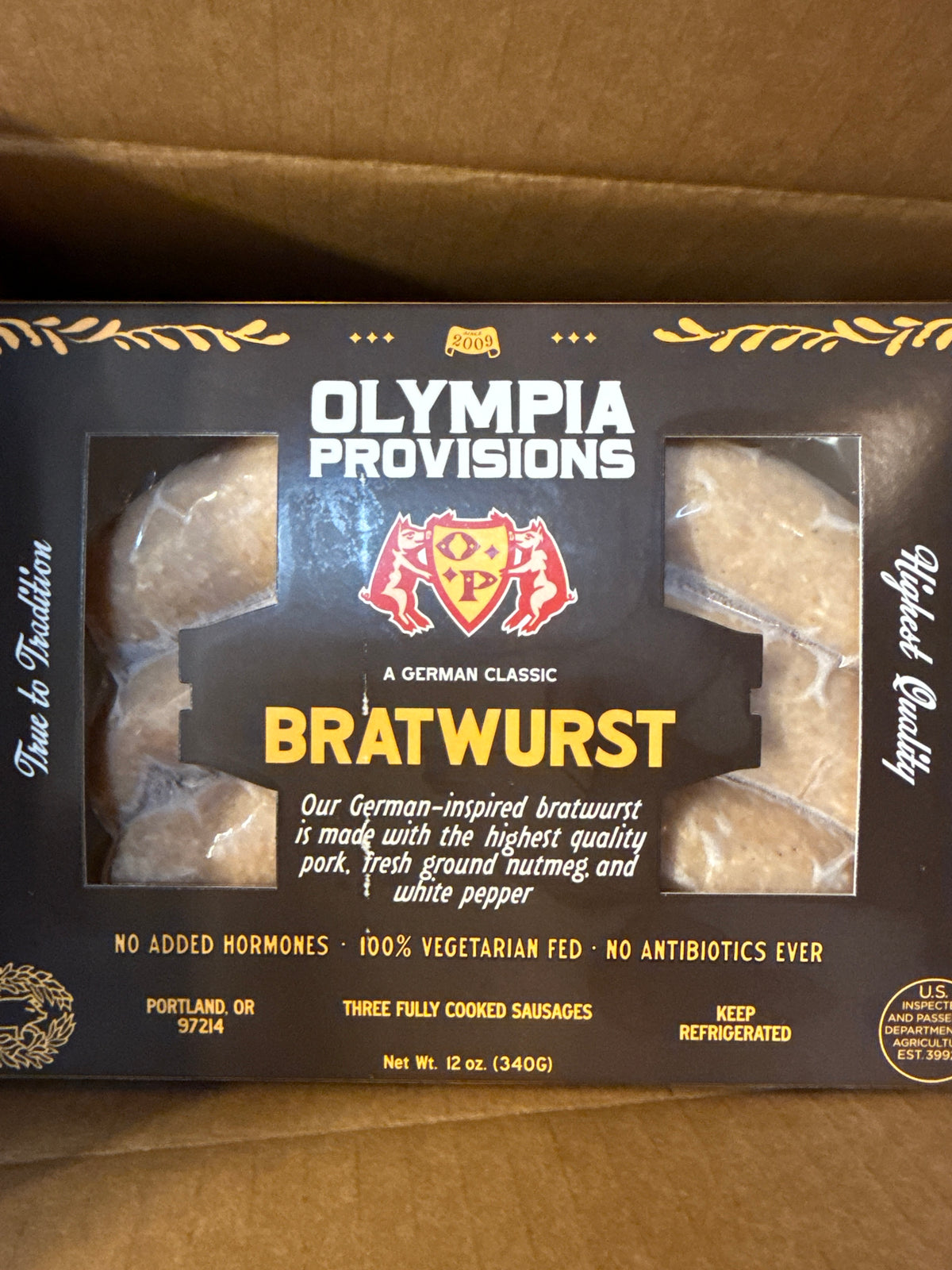 Olympia Provisions, Bratwurst