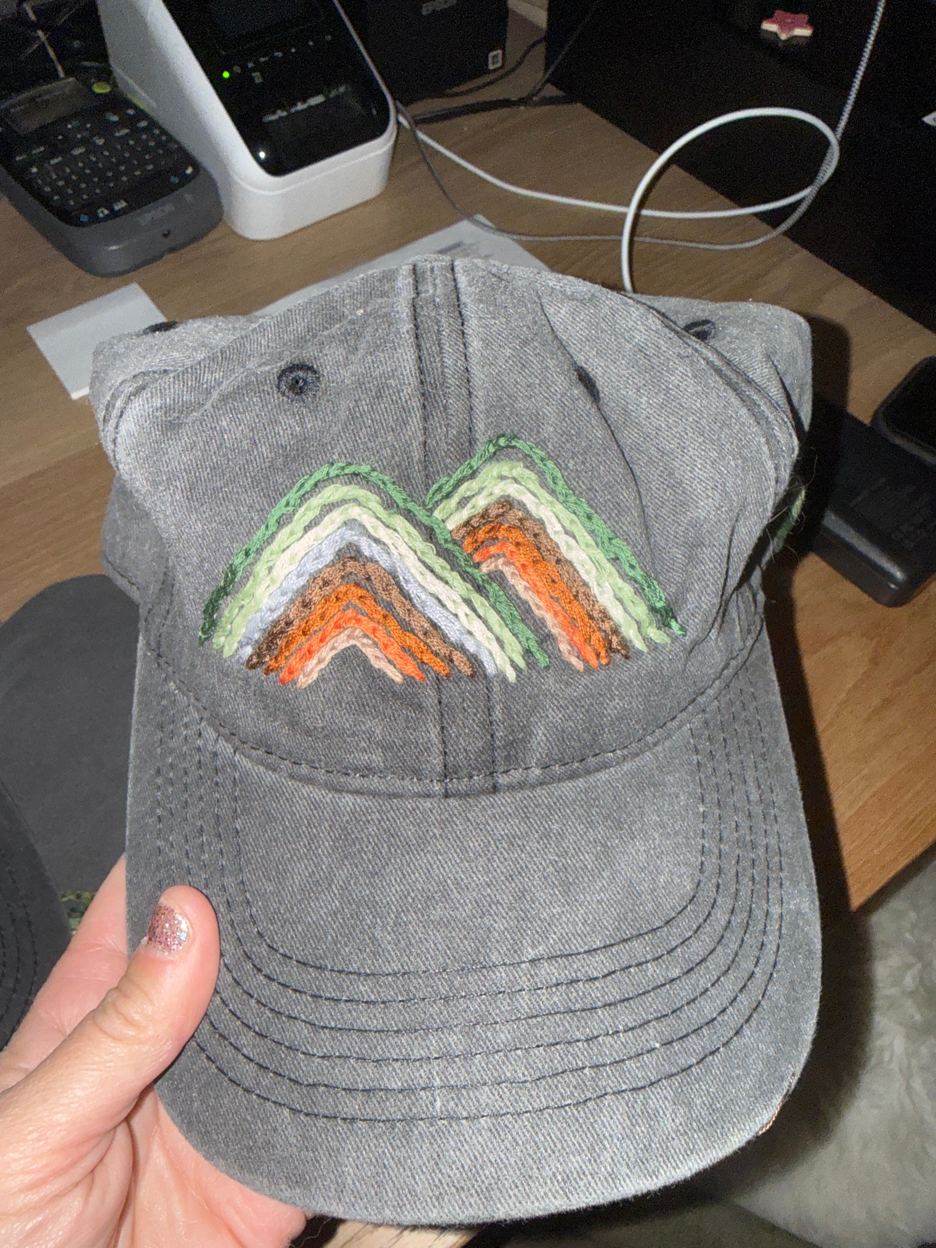 The Glitter Standard | MAMMOTH HAND EMBROIDERED DAD HAT