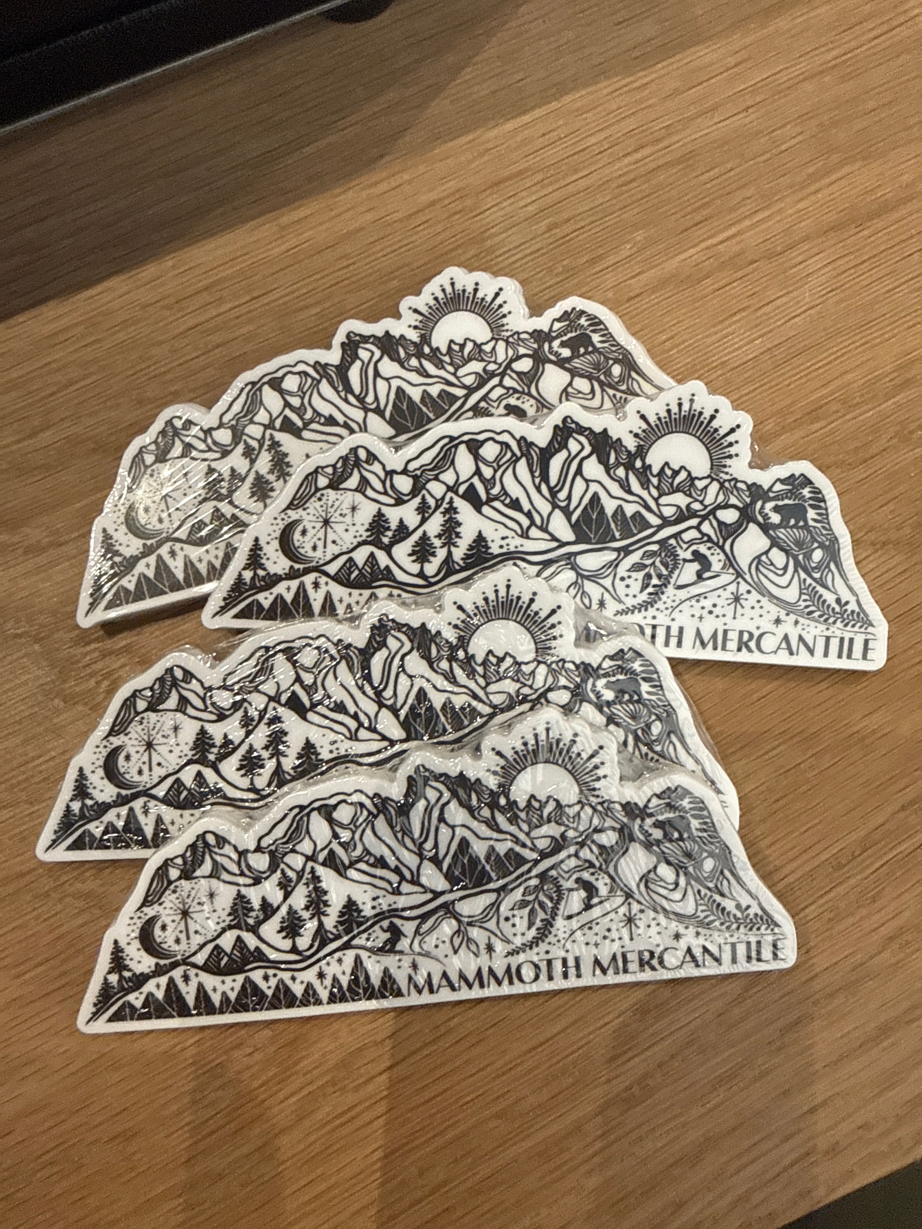 Mammoth Mercantile Sticker | Mountains