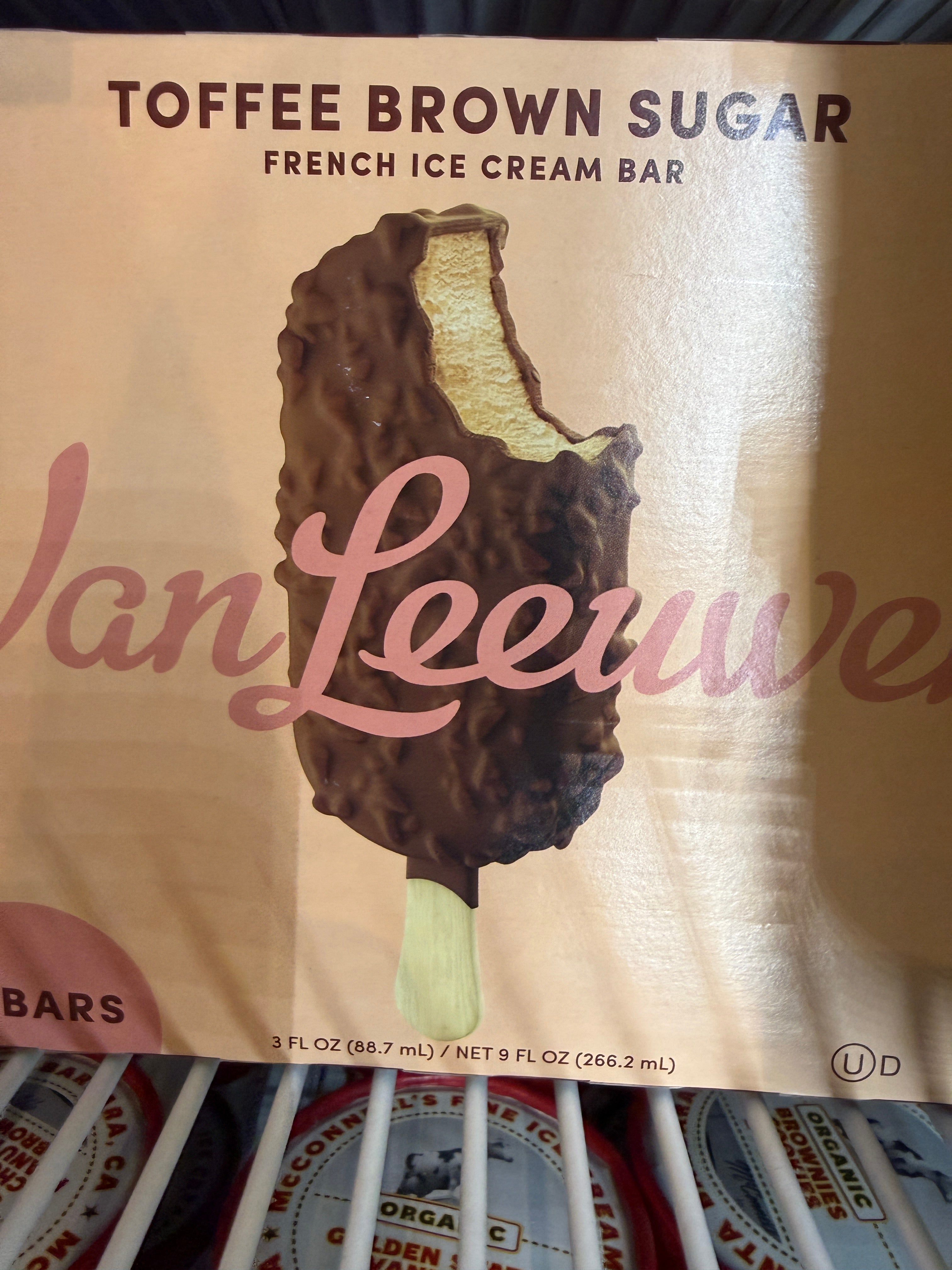 Van Leewan | Ice Cream Bars, Toffee Brown Sugar