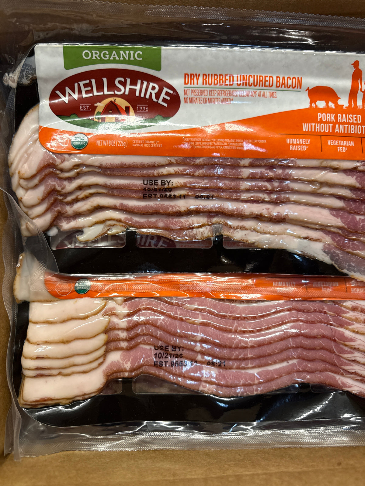 Wellshire, Organic Bacon